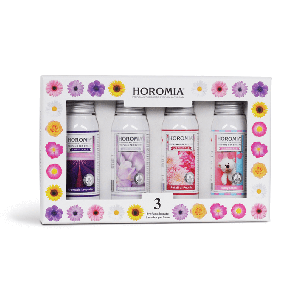 AMOUR Parfums Vse za perilo HOROMIA set parfumov za pranje perila HORO 3